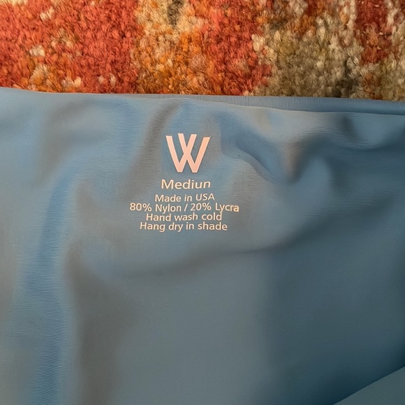 Sea Me Swim St. Barths one piece swimsuit light blue SIZE M - Picture 2 of 3